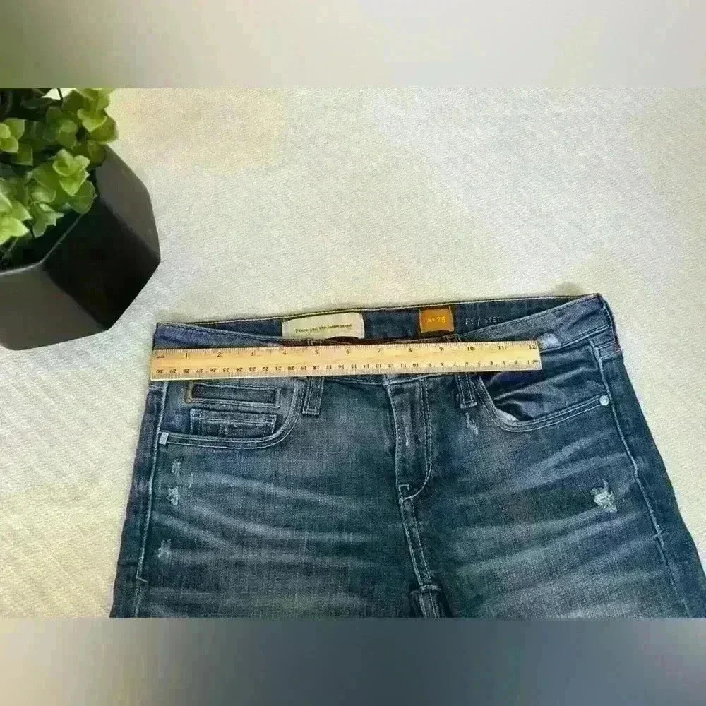 Pilcro and the Letterpress Stet Anthropologie Denim Shorts Size 25 - Picture 2 of 7